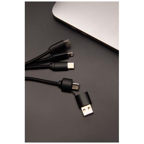 black Cable de carga de 20 W 5 en 1