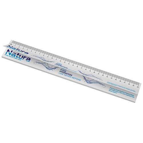 Notes autocollantes recyclées Sticky-Mate® avec règle imprimée 30 cms - 3