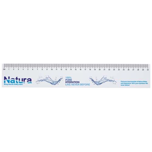 Notes autocollantes recyclées Sticky-Mate® avec règle imprimée 30 cms - 2