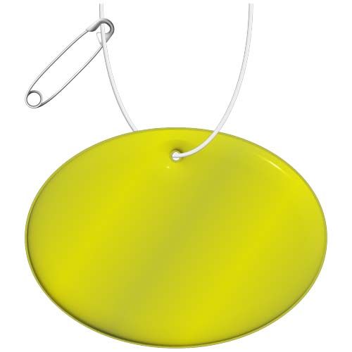 COLGANTE REDONDO LIGERO DE PVC REFLECTANTE, TAMAÑO GRANDE  