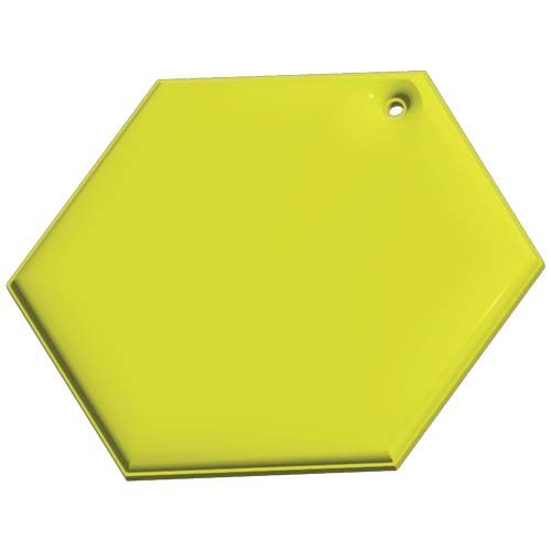 amarillo neón Colgante hexagonal ligero de PVC reflectante