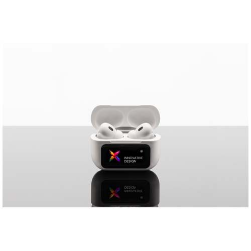 Auriculares con ANC y estuche de carga interactivo con pantalla táctil 