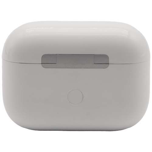 white Auriculares con ANC y estuche de carga interactivo con pantalla táctil