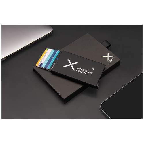 black Tarjetero magnético con RFID