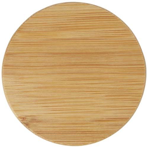 Tetera con filtro y tapa de bambú 