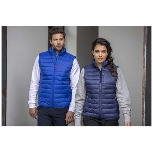 gris tormenta Chaleco aislante de material reciclado GRS para hombre