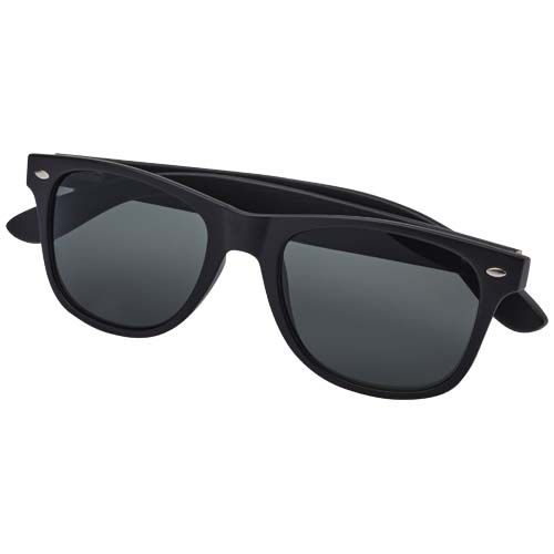 Gafas de sol de bambú con revestimiento en negro 