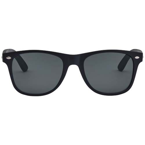 Gafas de sol de bambú con revestimiento en negro 