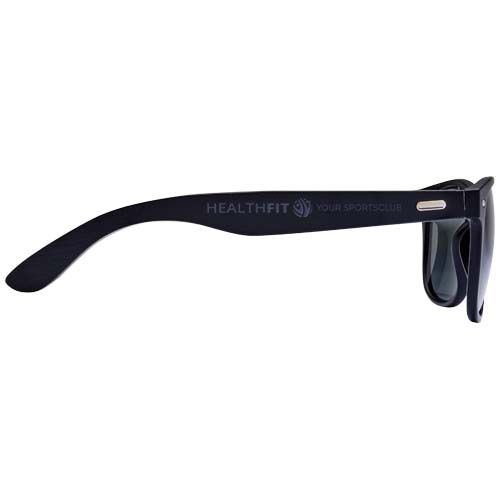 Lunettes de soleil Arlo en bambou avec revêtement noir - 2