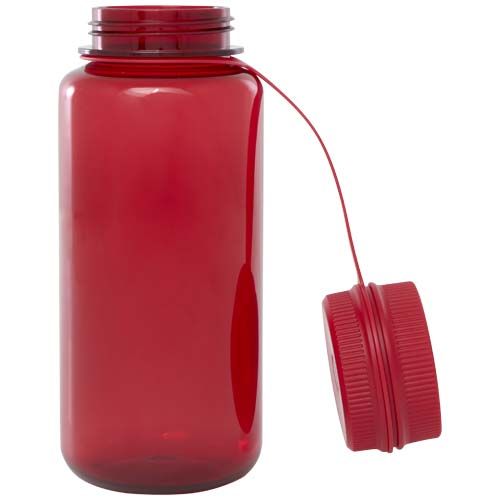 Botella deportiva de RPET con certificado RCS, de 900 ml y con tapa multifunción 