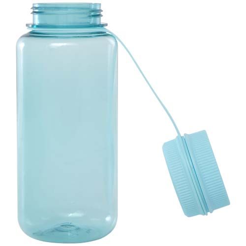 Botella deportiva de RPET con certificado RCS, de 900 ml y con tapa multifunción 