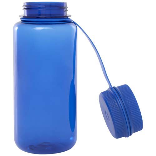 Botella deportiva de RPET con certificado RCS, de 900 ml y con tapa multifunción 