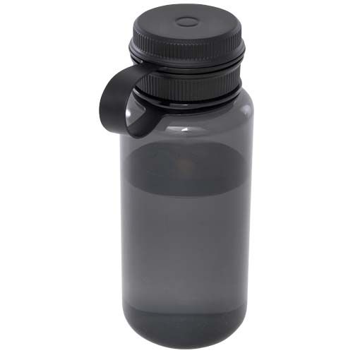 Botella deportiva de RPET con certificado RCS, de 900 ml y con tapa multifunción 