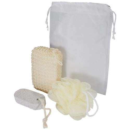 natural Conjunto de accesorios de baño de 3 piezas