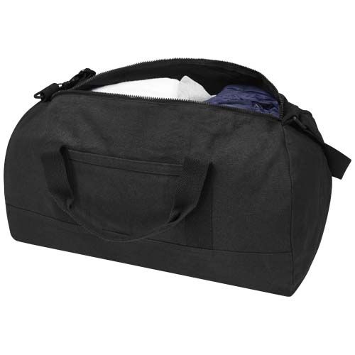 black Bolsa de viaje en lona reciclada de 50 litros de 500 g/m² Aware™