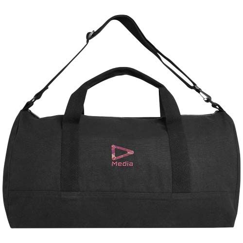 black Bolsa de viaje en lona reciclada de 50 litros de 500 g/m² Aware™