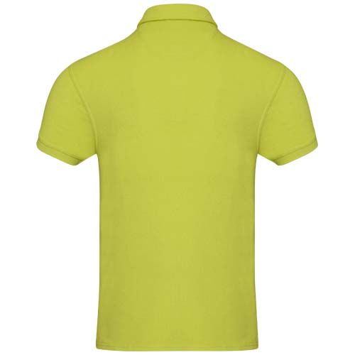 verde lima Polo unisex de rizo reciclado
