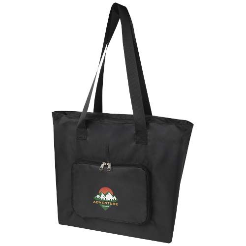 black Bolsa Tote plegable de RPET de 16 litros