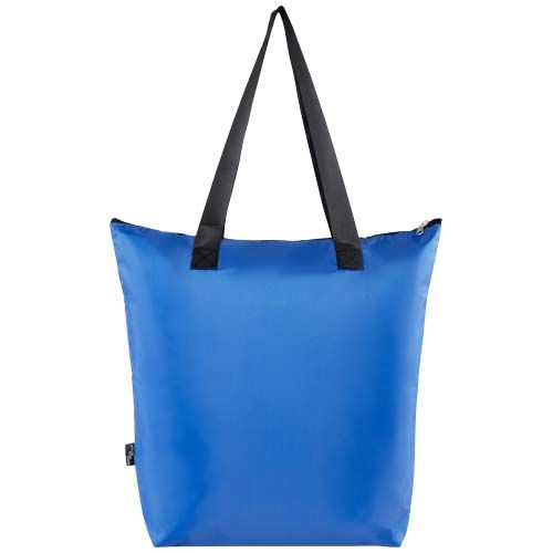 azulón Bolsa Tote nevera plegable de RPET de 15 litros