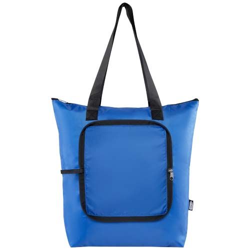 azulón Bolsa Tote nevera plegable de RPET de 15 litros
