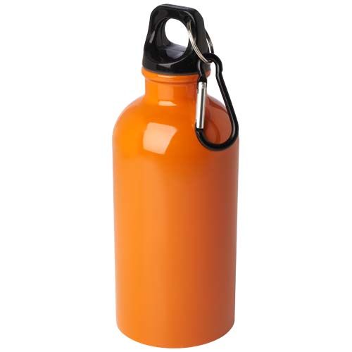 BIDÓN DE 400 ML DE ACERO INOXIDABLE CON CERTIFICADO RCS CON MOSQUETÓN 