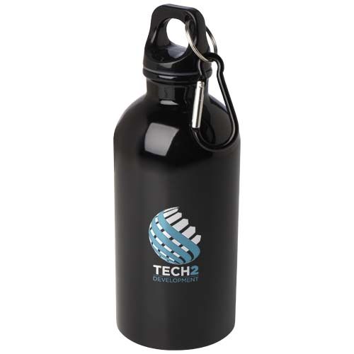 Bidón de 400 ml de acero inoxidable con certificado RCS con mosquetón 