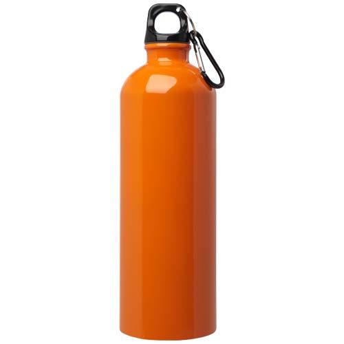 orange Bidón de 750 ml de acero inoxidable con certificado RCS con mosquetón