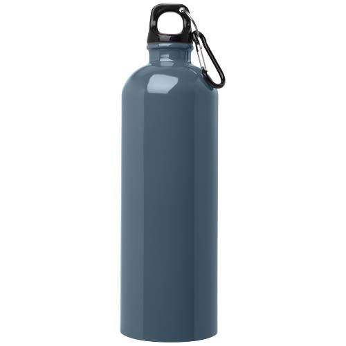 azul oscuro Bidón de 750 ml de acero inoxidable con certificado RCS con mosquetón
