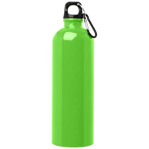 verde manzana Bidón de 750 ml de acero inoxidable con certificado RCS con mosquetón