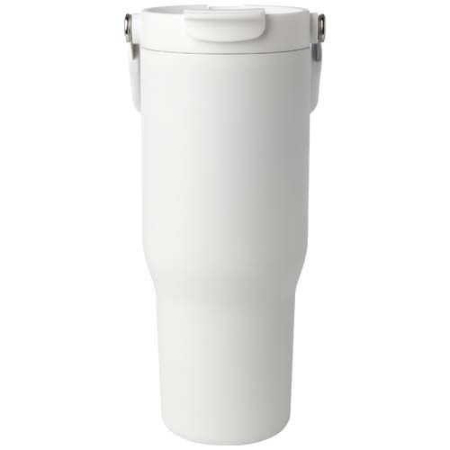 Vaso con aislamiento al vacío de cobre de acero inoxidable reciclado certificado RCS de 900 ml y con tapa de doble función 