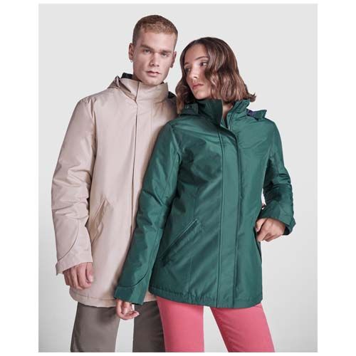 arena oscura Parka acolchada para mujer America