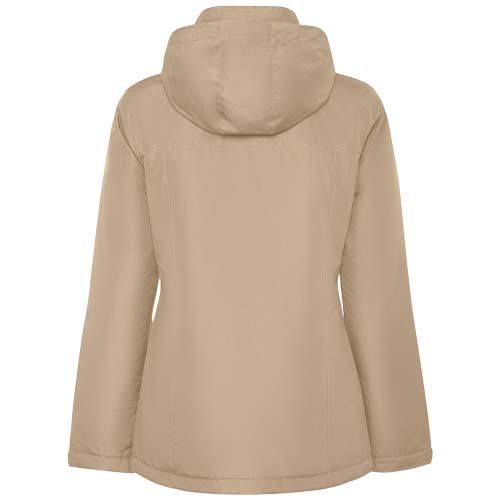 arena oscura Parka acolchada para mujer