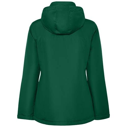 verde botella Parka acolchada para mujer