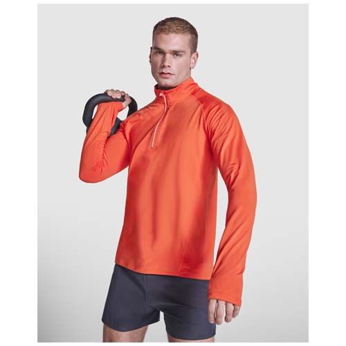 Sudadera de manga larga con media cremallera para hombre 