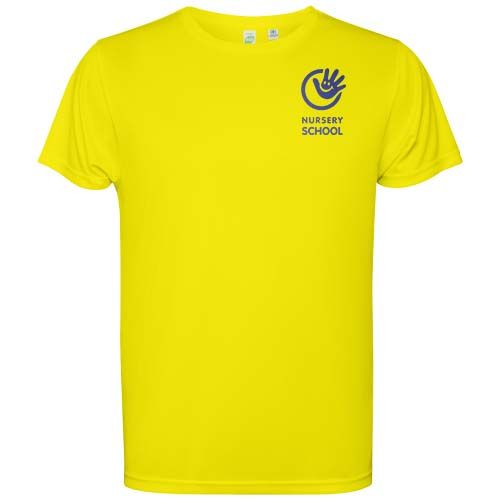 amarillo fluo Camiseta de manga corta infantil de 125 g/m²