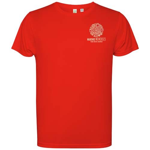 red Camiseta de manga corta para hombre