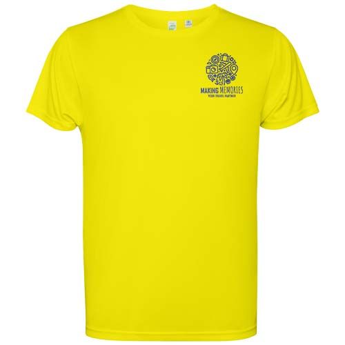 amarillo fluo Camiseta de manga corta para hombre