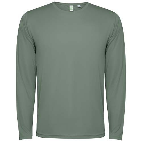 verde salvia Camiseta de manga larga infantil