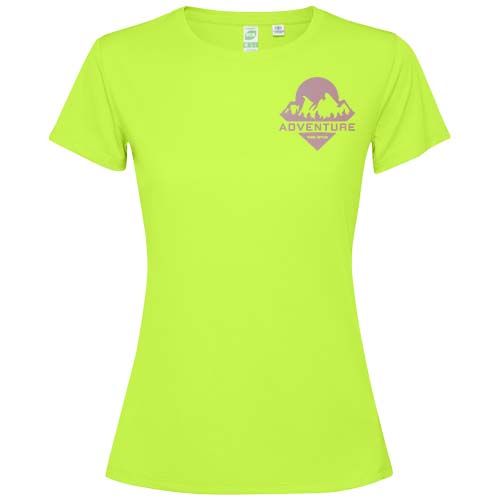 verde fluo Camiseta de manga corta para mujer