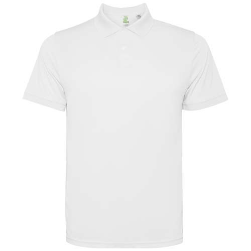 white Polo de manga corta para hombre de 125 g/m² Tormo