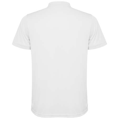 white Polo de manga corta para hombre de 125 g/m² Tormo