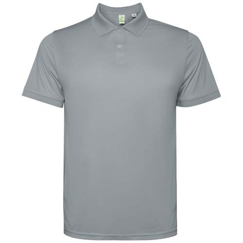 gray Polo de manga corta para hombre