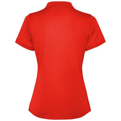 red Polo de manga corta para mujer