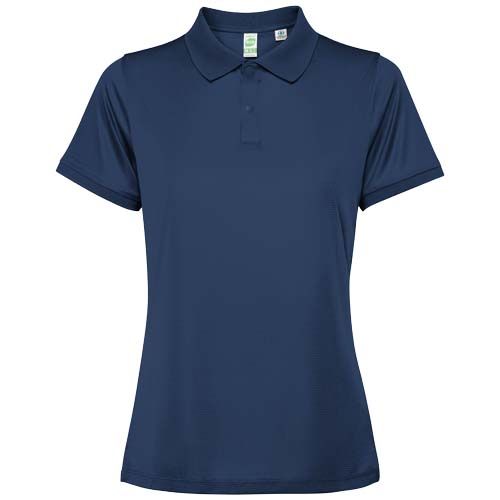 azul marino Polo de manga corta para mujer de 125 g/m² Tormo