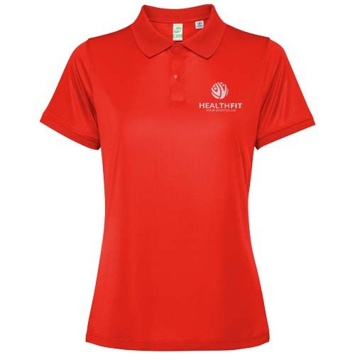red Polo de manga corta para mujer de 125 g/m² Tormo