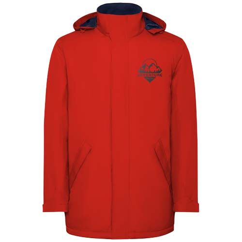 red Parka acolchada para hombre America