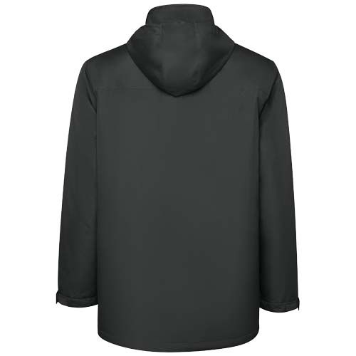 gris plomo oscuro Parka acolchada para hombre