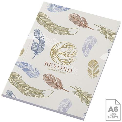 Libreta A6 de tapa blanda con 50 hojas 