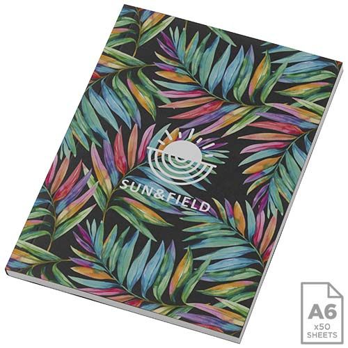 Libreta A6 de tapa blanda con 50 hojas 