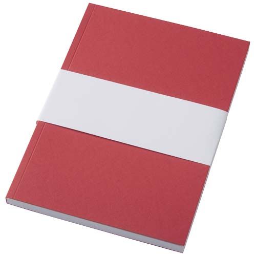 red Libreta A5 de tapa blanda con 100 hojas de papel reciclado